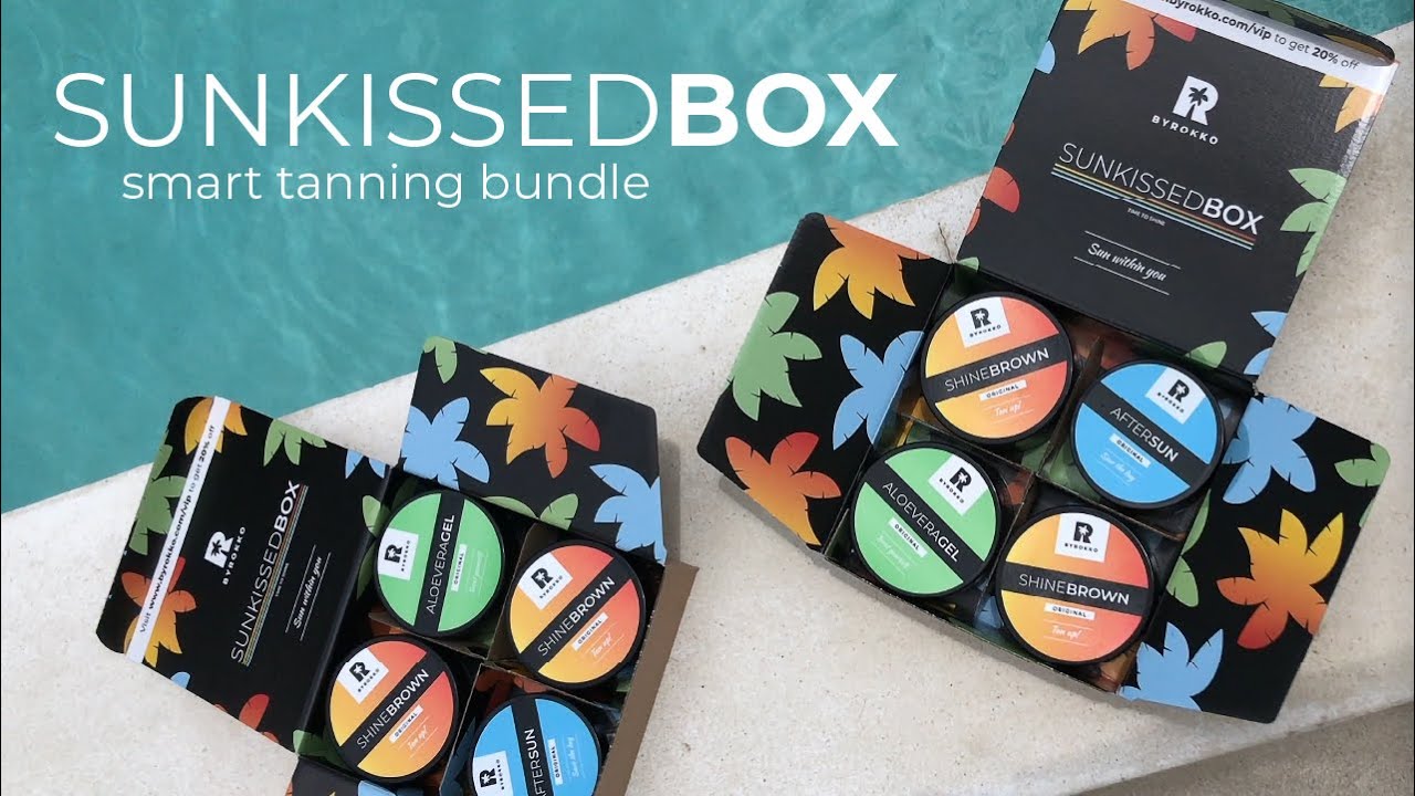 SUNKISSED BOX | Smart Tanning bundle | BYROKKO