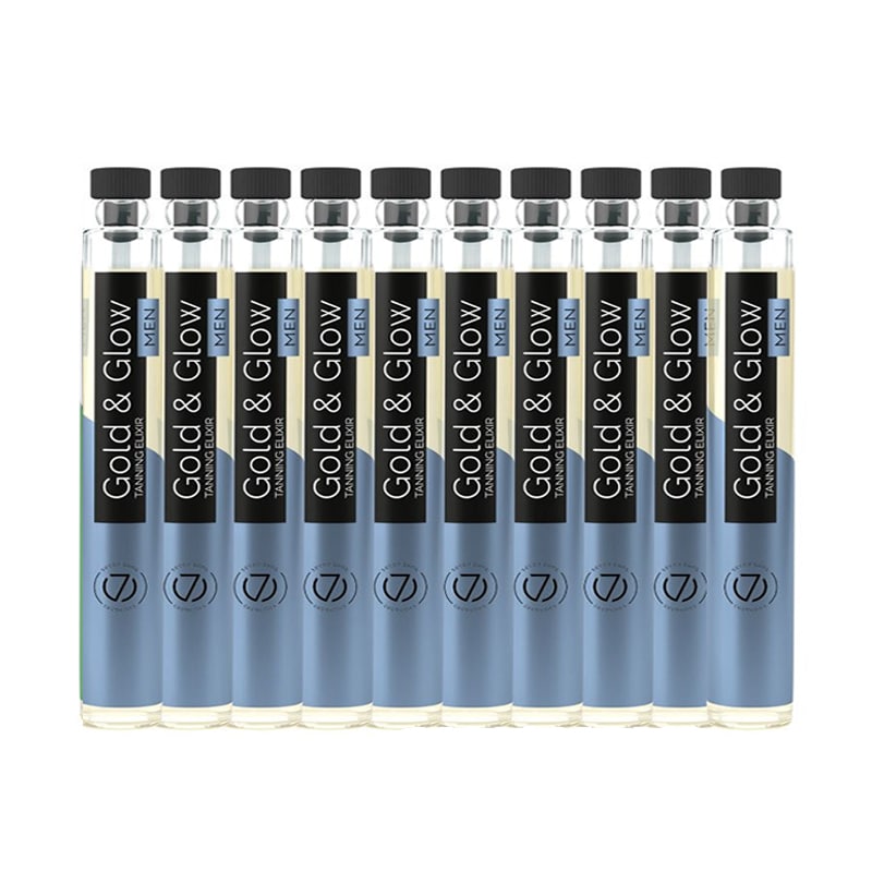 Gold & Glow MEN Dry Tanning Oil – Seven Suns 10x6ml