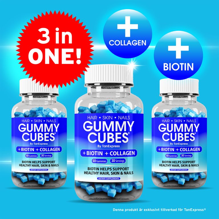 Kosttillskott - Hair | Skin | Nails Gummies – TanExpress BIG pack x3