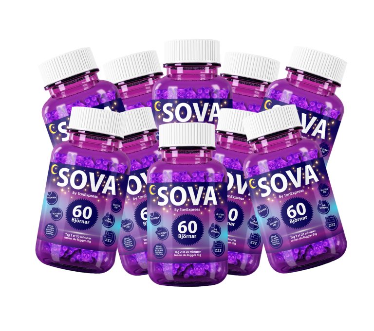 Kosttillskott – Sova Gummibjörnar – TanExpress 10-Pack