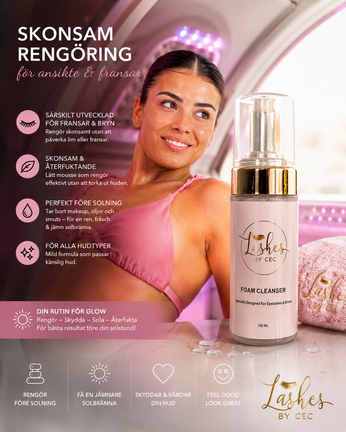 Lashes by CEC – Foam Cleanser